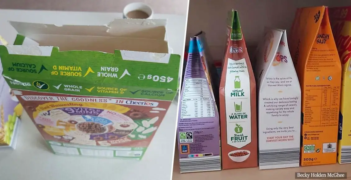 'It’s only taken me 40 years': Woman discovers the right way to close a cereal box, and it's truly mind-blowing