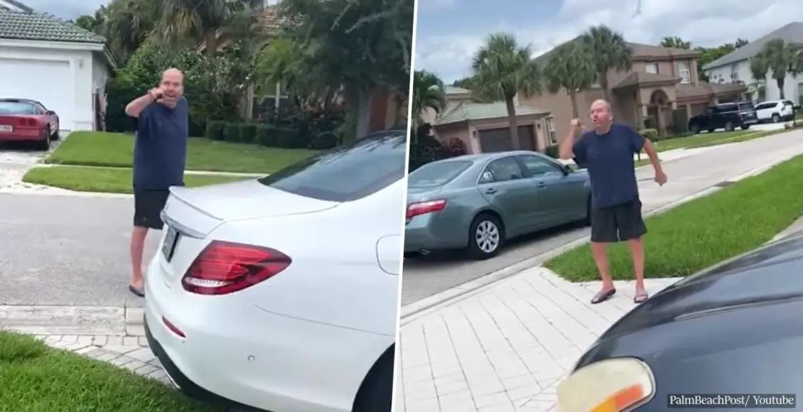 Florida man threatens black teens saying they 'Don't belong' in the neighborhood while being in front of their own house