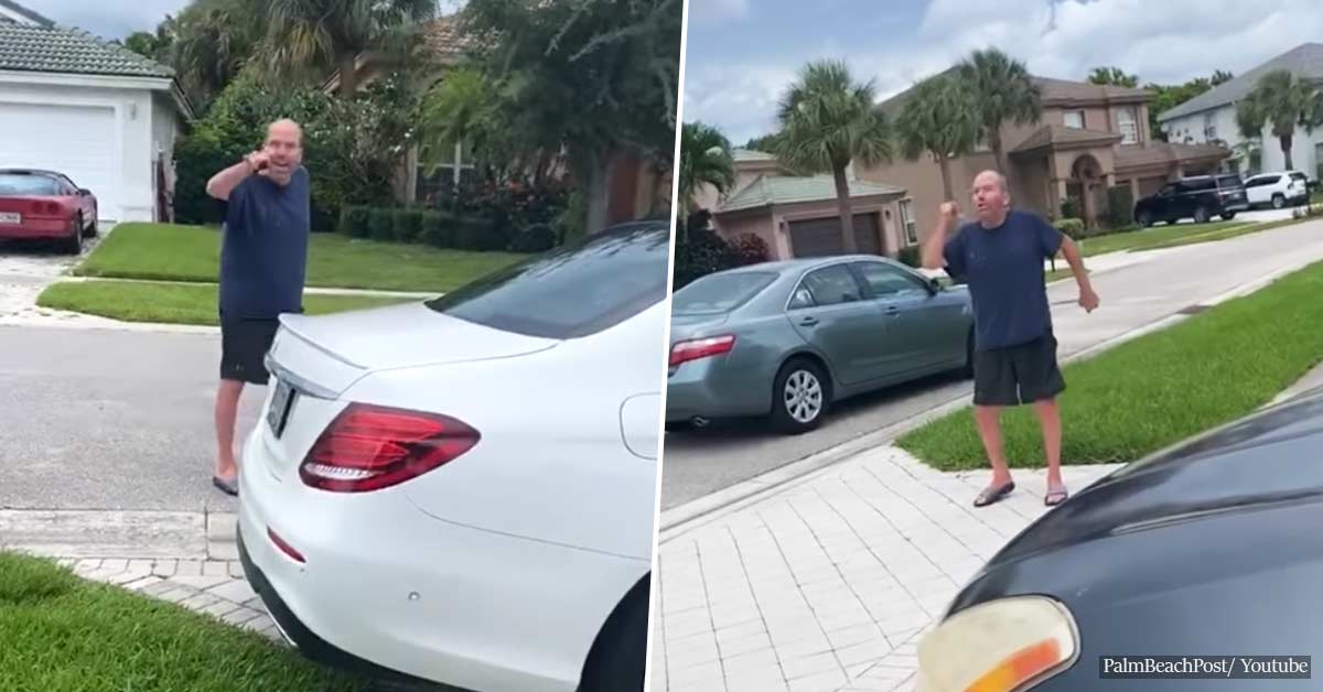 Florida man threatens black teens saying they 'Don't belong' in the neighborhood while being in front of their own house