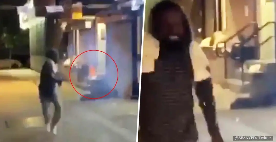 Heartbreaking Video Shows Sleeping Homeless Man Attacked With Fireworks By Giggling Man