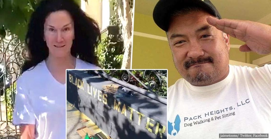 San Francisco 'Karen' apologizes for calling police on man who wrote BLM on his home