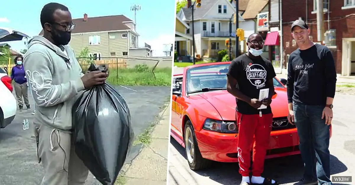 Teen gets scholarship, car, and more as thanks for cleaning streets after protest