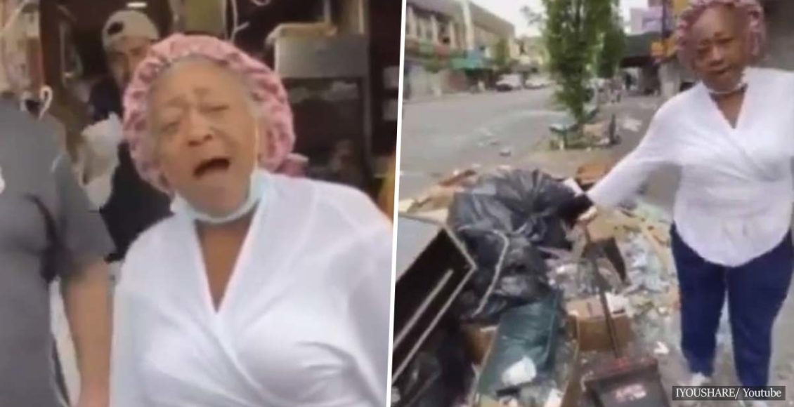 Video shows black woman slamming looters after her Brooklyn store was destroyed