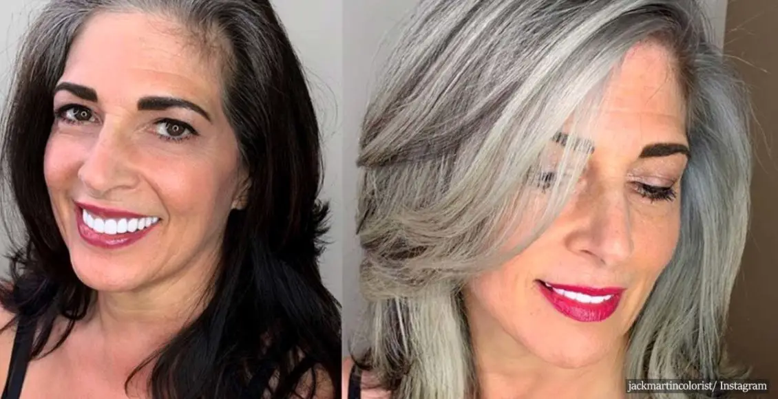 Women embrace their natural silver beauty with stunning hairstyle transformations