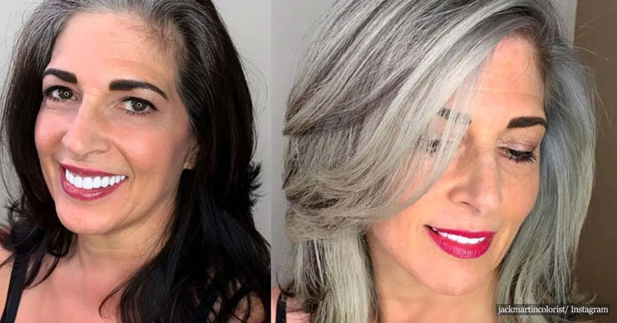 Women embrace their natural silver beauty with stunning hairstyle transformations