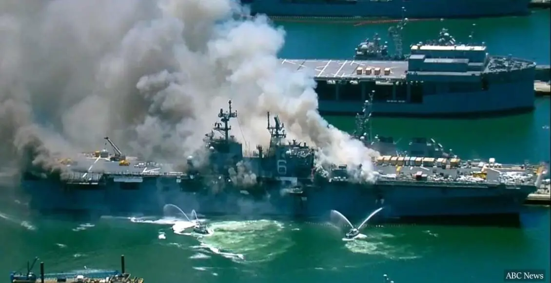 21 sailors, civilians hospitalized after naval ship explosion in San Diego