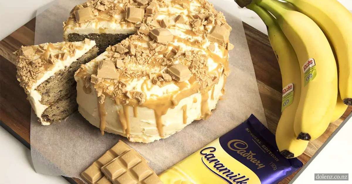 Here's the Cadbury Caramilk banana cake recipe that people are going crazy for