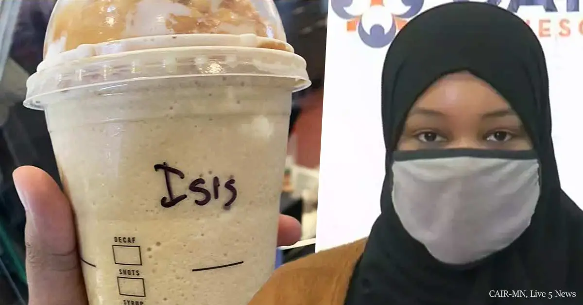 Muslim woman alleges discrimination after Starbucks barista writes 'ISIS' as her name on coffee cup