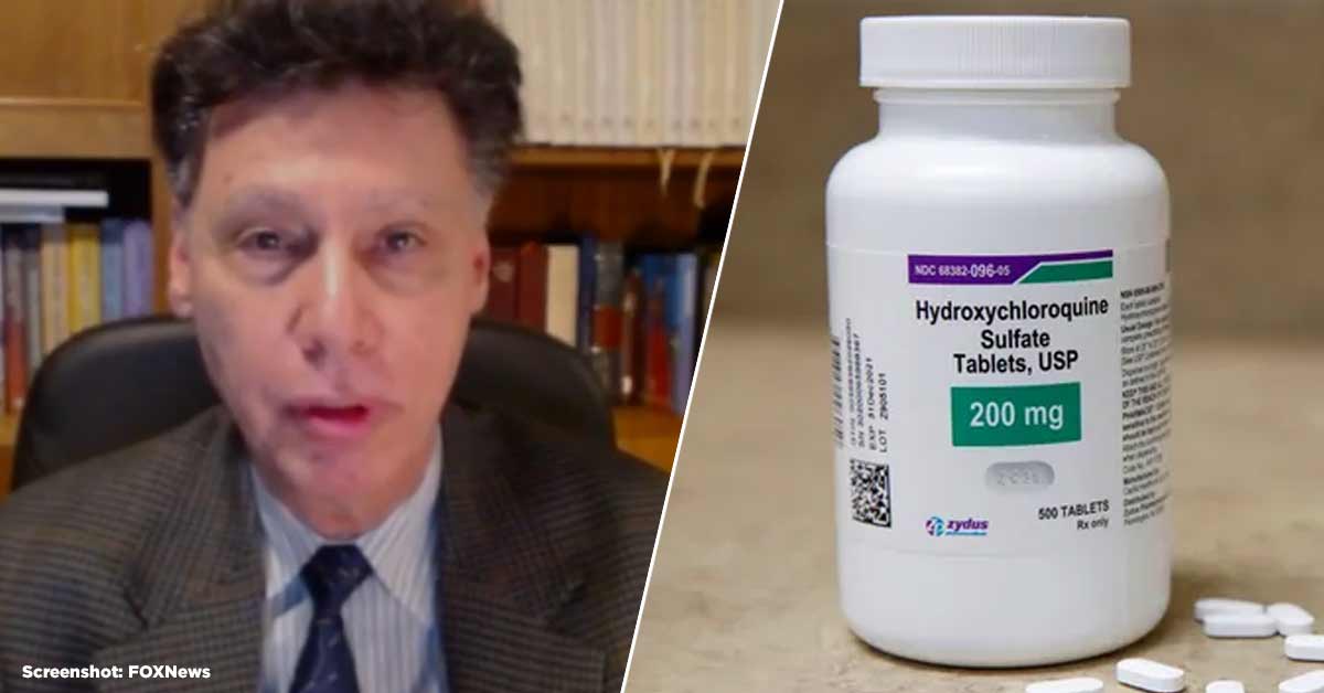 Nearly 100,000 lives could be saved by hydroxychloroquine if used for treating COVID-19, Yale professor claims