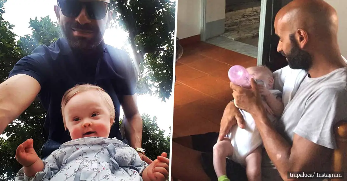 Single dad adopts a baby girl with Down Syndrome who was rejected by 20 families