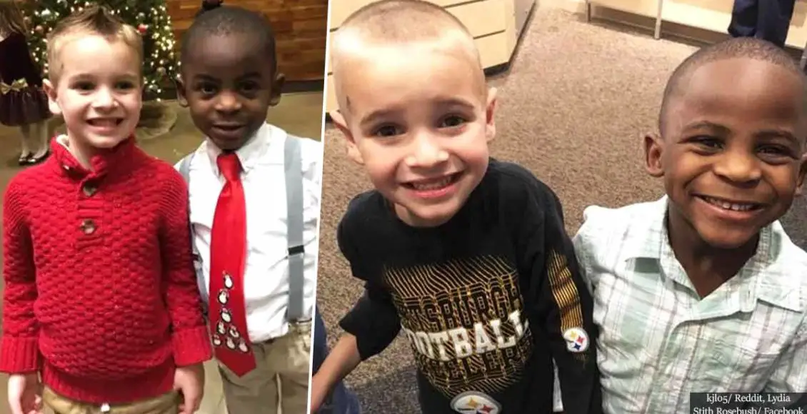 These 5-year-old BFFs got the same haircut to 'confuse' their teacher