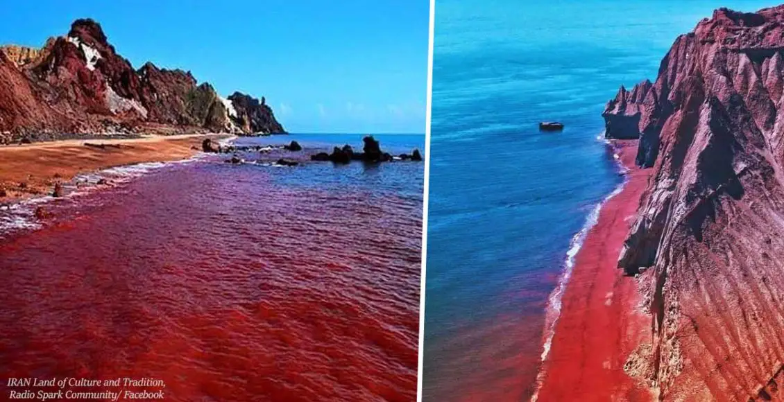 Behold Hormuz Island: The Magical Place With Cosmic Sands And Blood Red Water