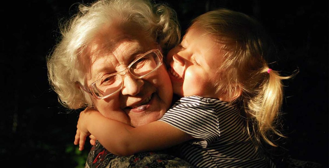 Children who have strong relationships with their grandparents are happier