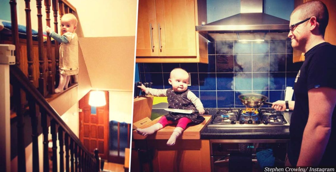 Dad photoshops his daughter into dangerous situations to freak out relatives