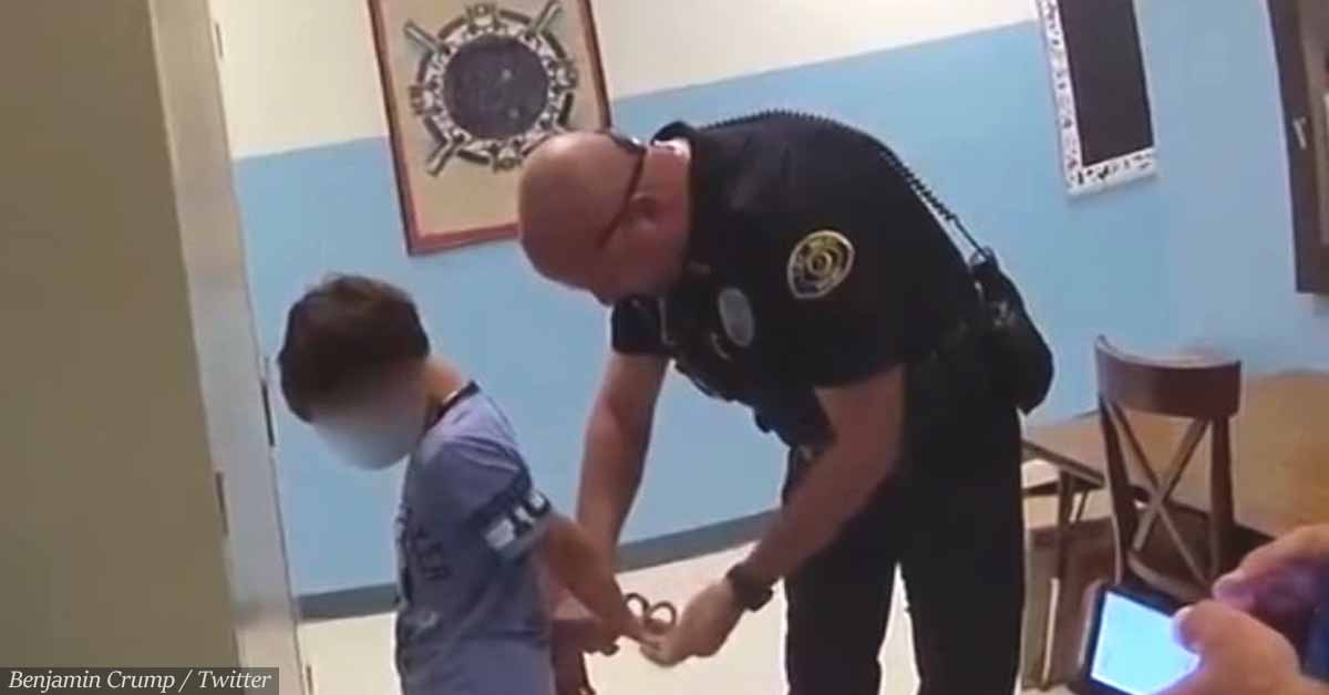Footage shows Florida police arrest an 8-year-old boy with special needs