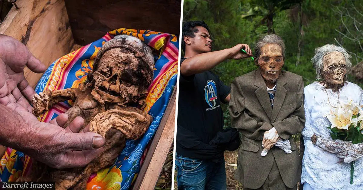 Indonesian tribe digs up the dead for an eerie annual ritual