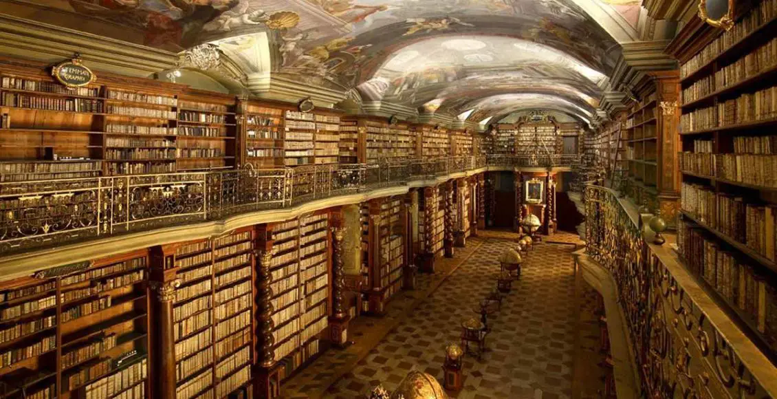 The most beautiful library in the world is located in Prague, Czech Republic