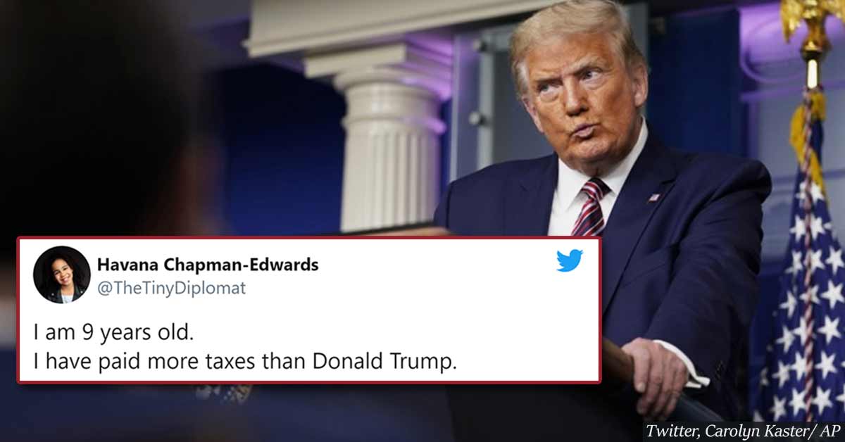 25 times people paid more income tax than Donald Trump allegedly did