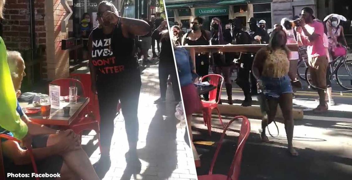 BLM Protesters Scream 'F**k white people' At Elderly Diners. Violence And Harassment On The Rise