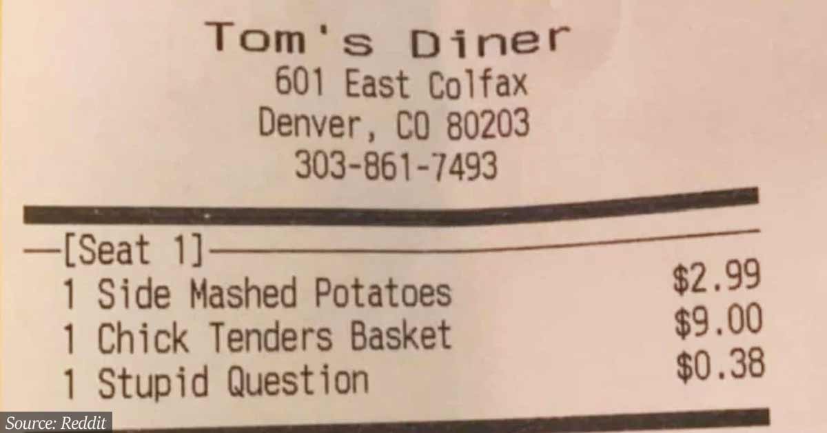 Denver Restaurant charges customers extra for asking a 'Stupid Question'