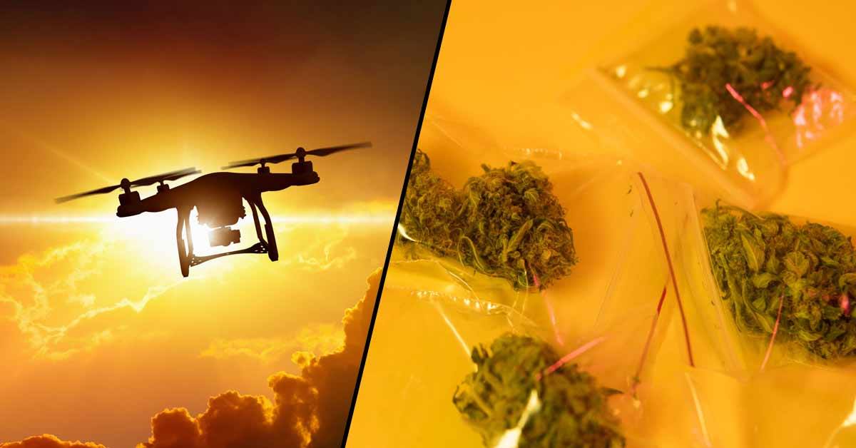 Hundreds of bags of cannabis dropped by a drone over the streets of Tel Aviv, two men are arrested