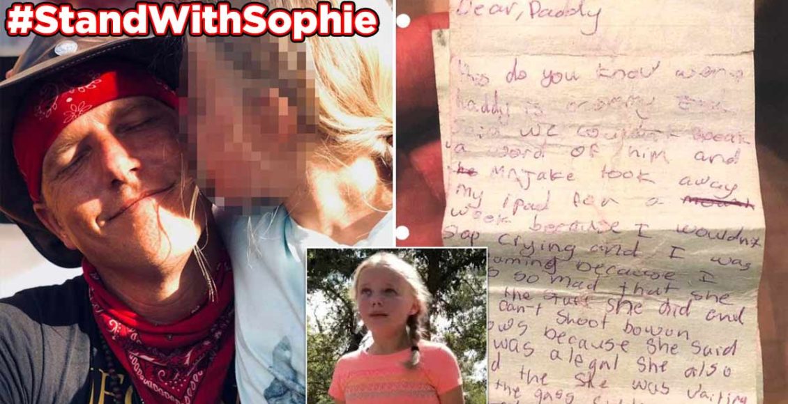 #StandWithSophie: Father WINS full custody of his daughter, 9, who was allegedly sexually abused by her mother's boyfriend