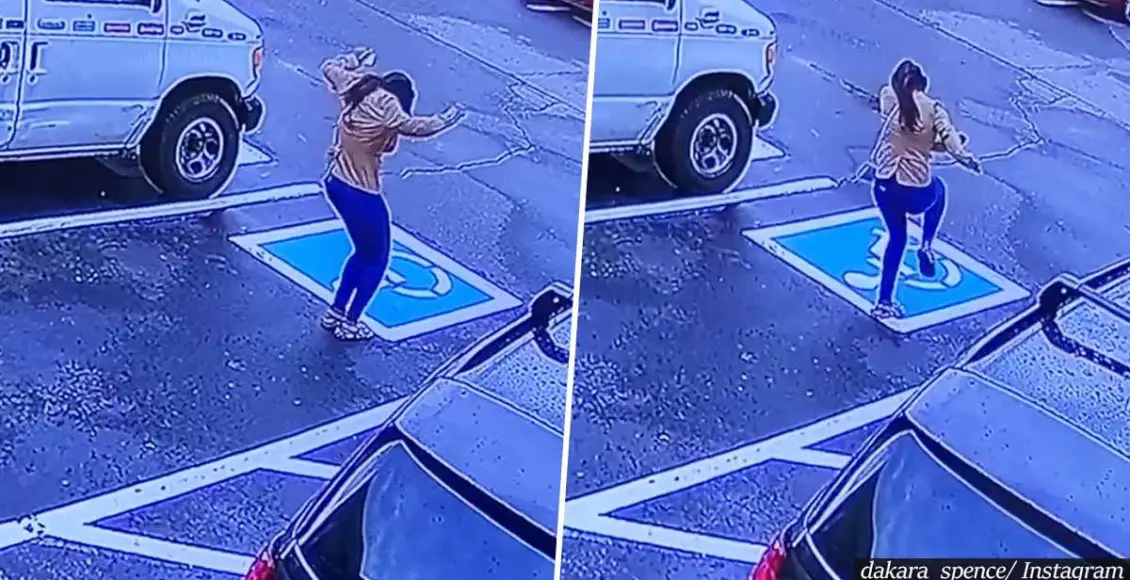 Boss caught new employee dancing in parking lot after being offered a job