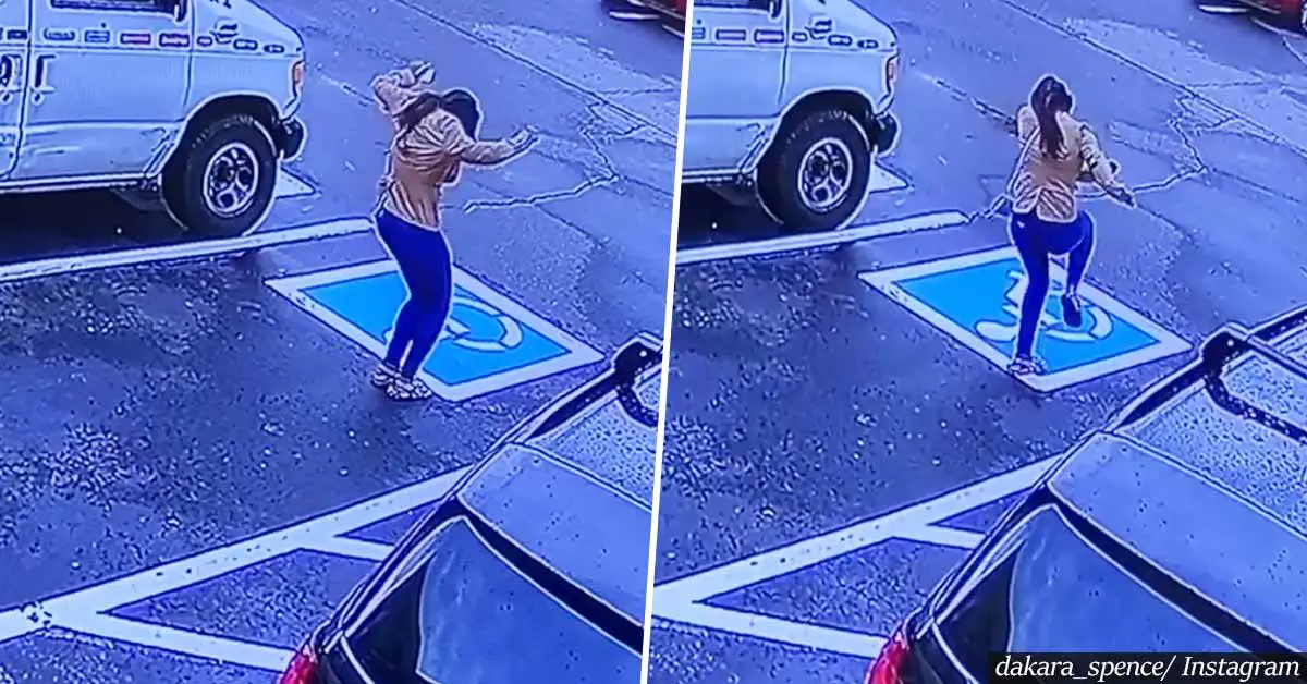 Boss caught new employee dancing in parking lot after being offered a job