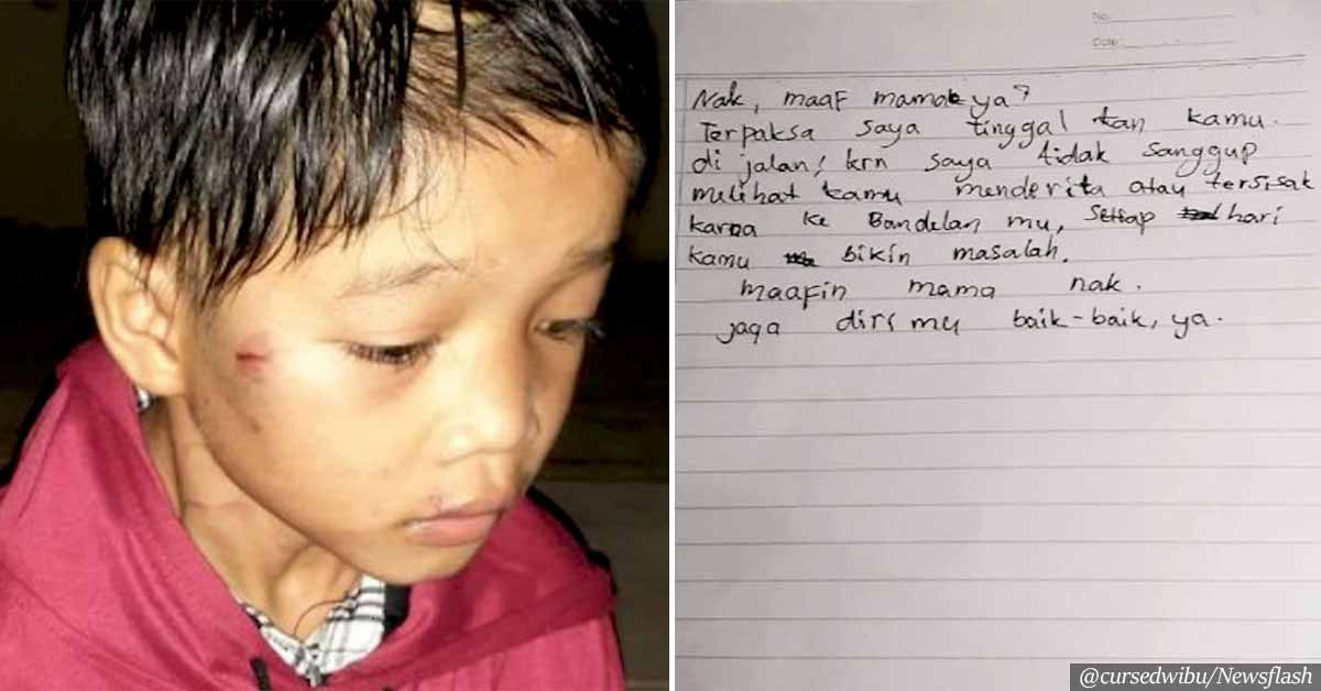 Child, 8, abandoned at gas station clutching note saying he is ‘too naughty’