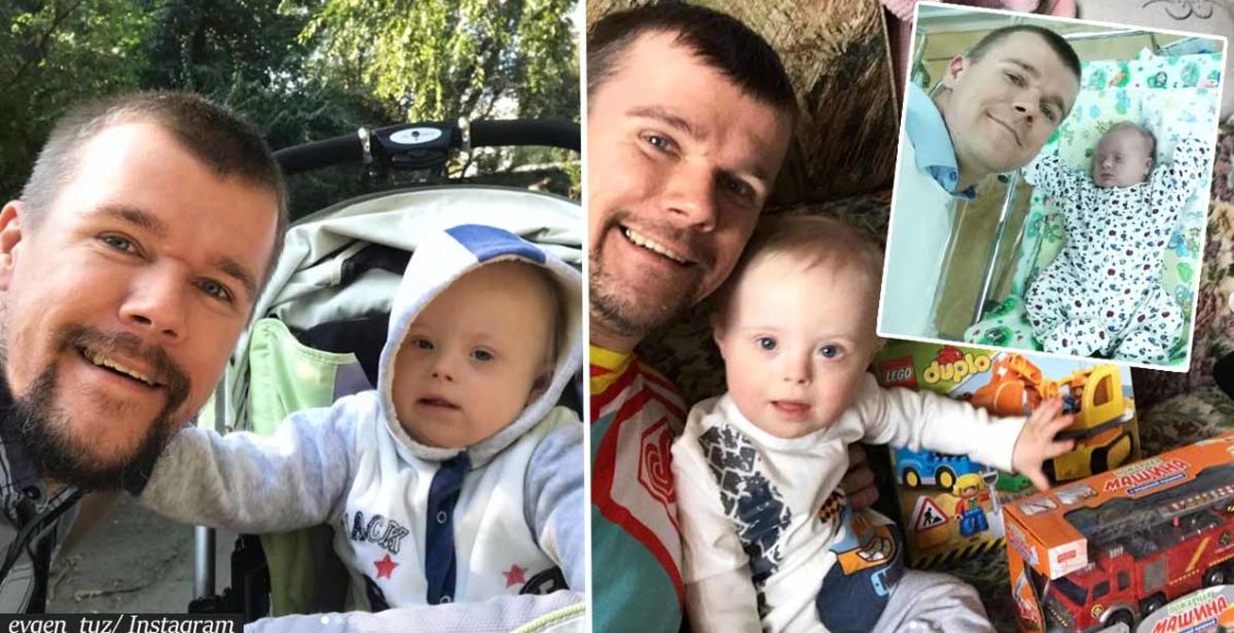 Dad raises son with Down syndrome all alone after mom wants to give the child to foster care