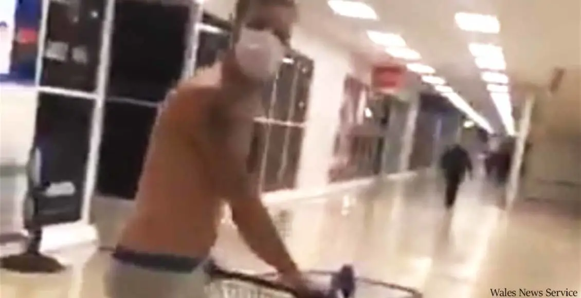 Dad Tries To Shop At Supermarket In Underwear To Protest Clothing's 'Non-Essential' Classification