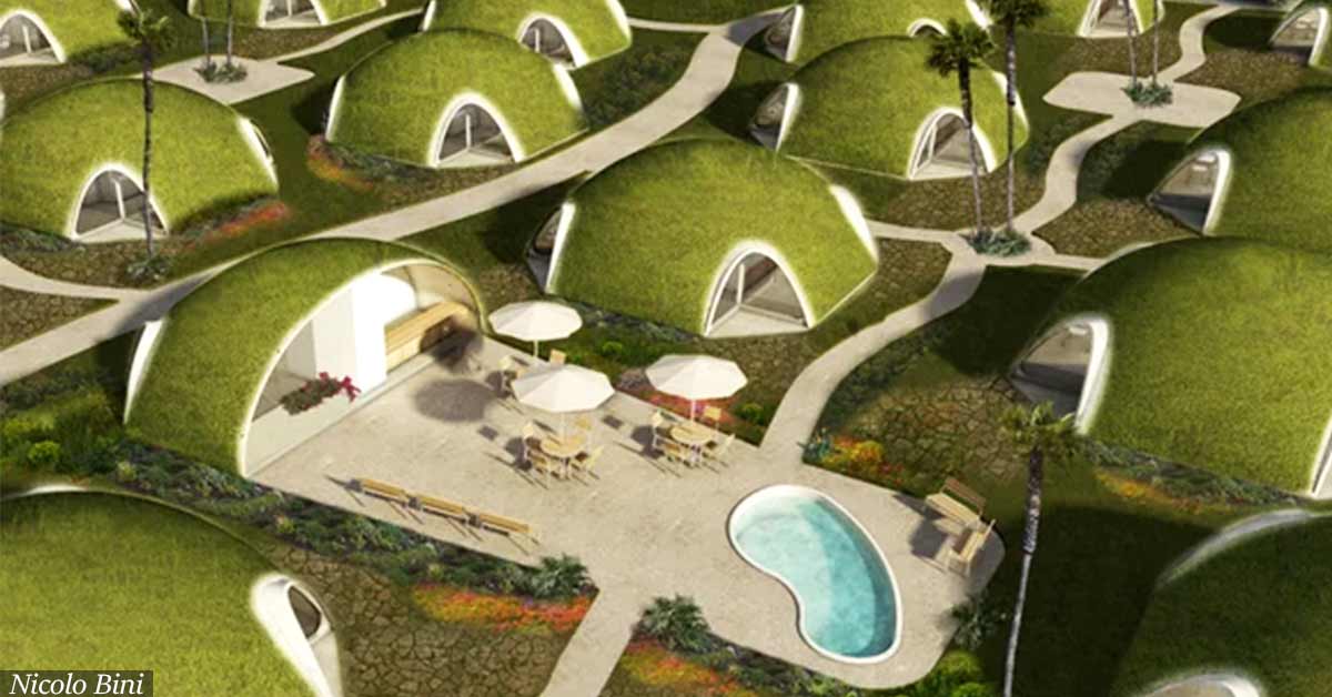 Dome Homes Made from Inflatable Concrete Cost Just $3,500