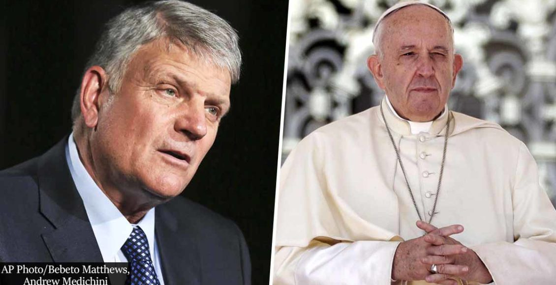 Franklin Graham Furious After Pope Francis Backs Same-Sex Civil Unions - It Would Mean Jesus ‘Died For Nothing’
