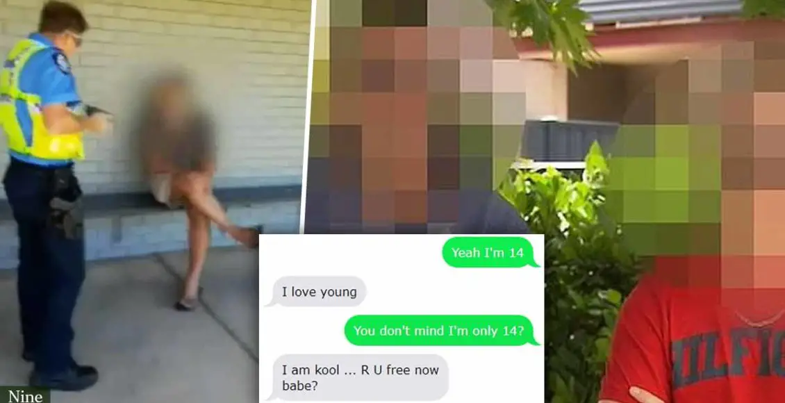 'Paedo Hunters' confront 'sick predator' after posing as a young boy on Grindr