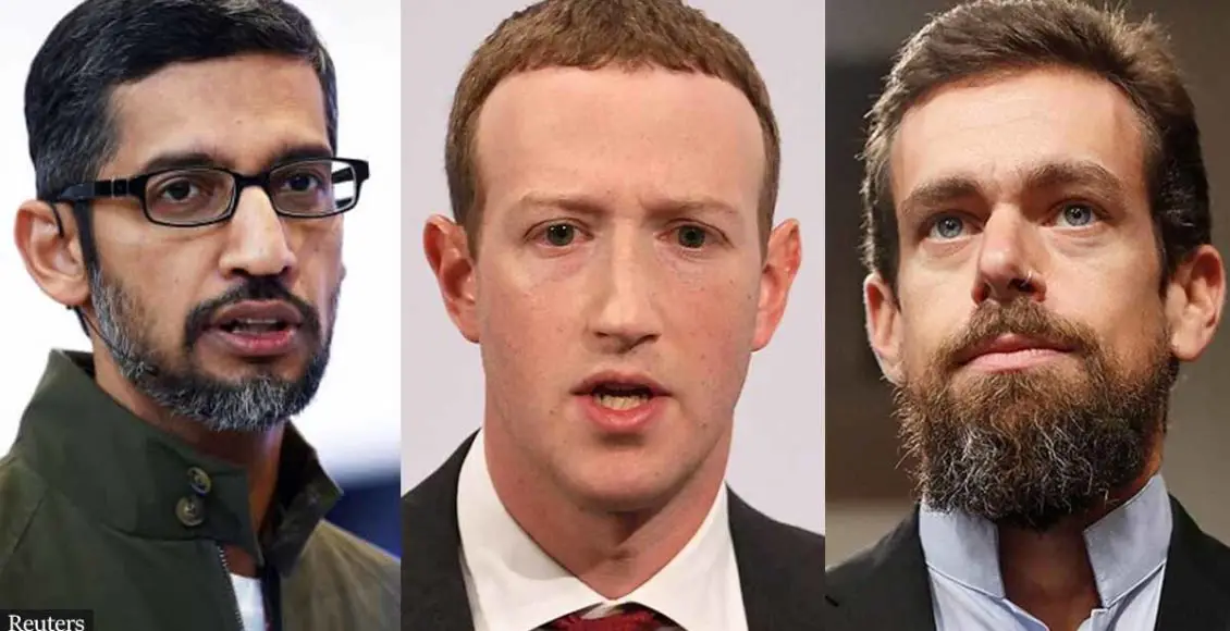 Google, Facebook and Twitter CEOs to appear on Capitol Hill for grilling over censorship