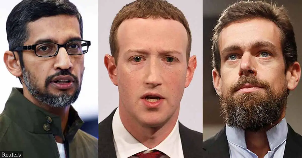 Google, Facebook and Twitter CEOs to appear on Capitol Hill for grilling over censorship