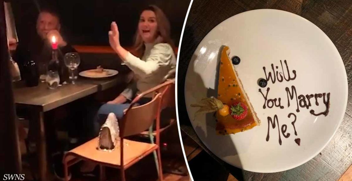 VIDEO: ‘Marry me’ prank at restaurant leaves first date couple red-faced