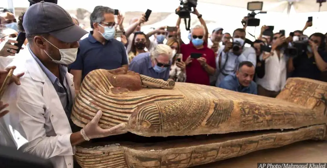 Watch: Egypt Opens 59 Ancient Coffins For First Time In 2,500 Years