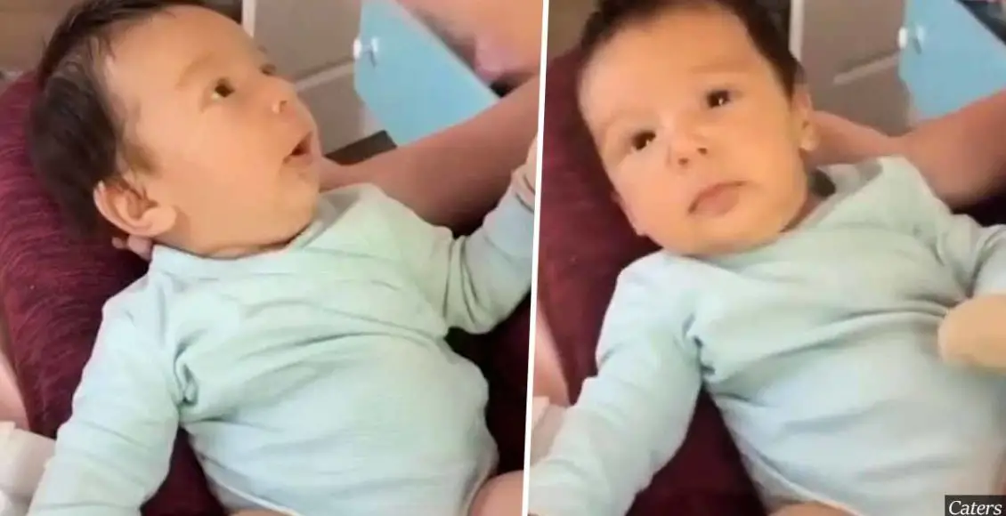 A mom was left speechless after her baby repeated "I love you" at just 10 weeks old