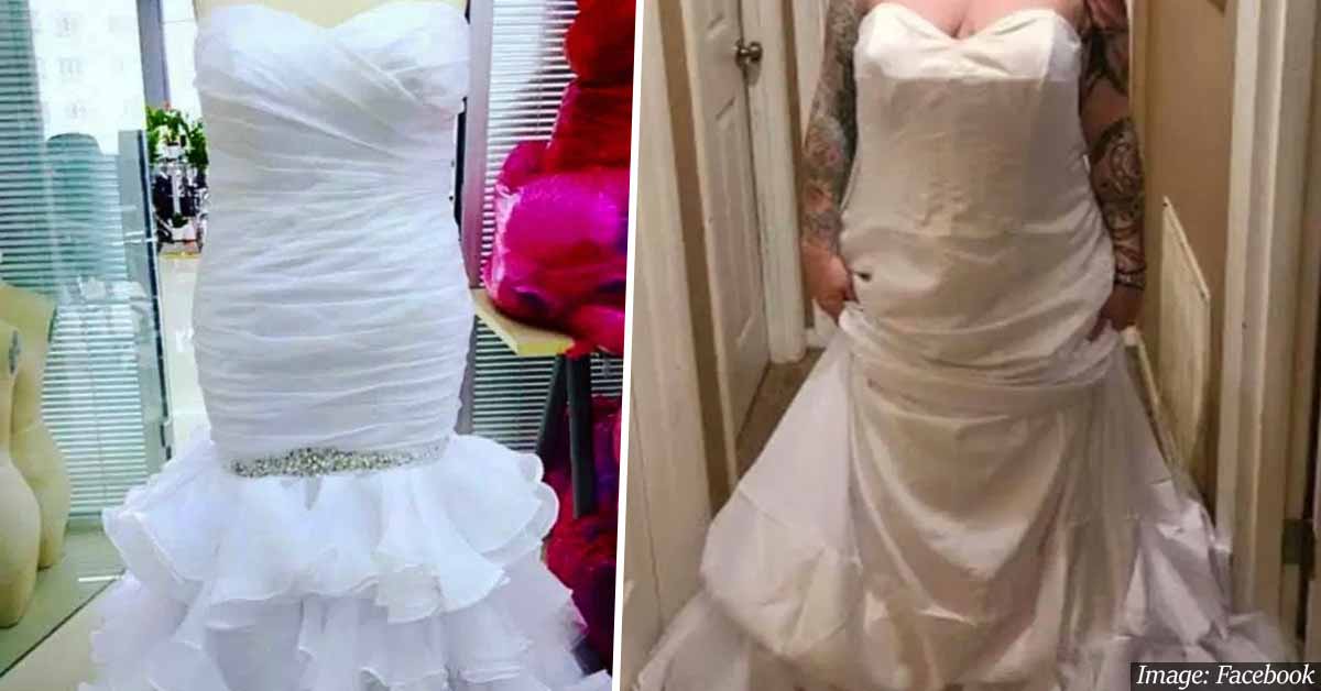 Bride complains wedding dress looks 'nothing like order' before realising embarrassing mistake