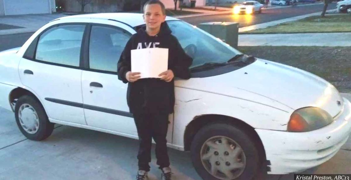 Caring 13-year-old Trades In Xbox and Does Yard Work to Buy His Struggling Mom a Car