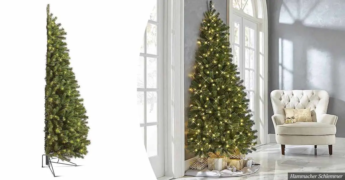 If you hate decorating the back of your Christmas tree, you can now buy HALF A TREE instead
