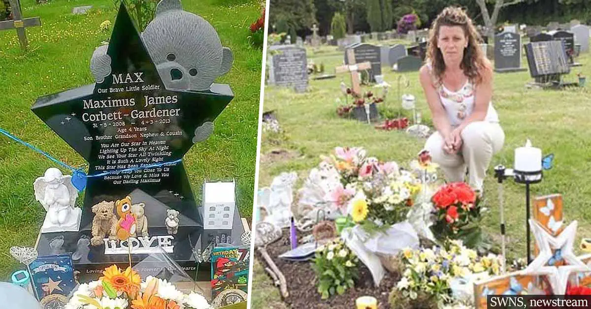 Mother heartbroken after her deceased 4-year-old’s headstone was removed because someone complained