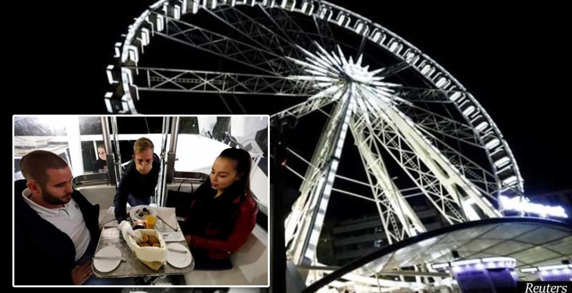 This Restaurant Serves Dinner On A Ferris Wheel To Ensure Social Distancing