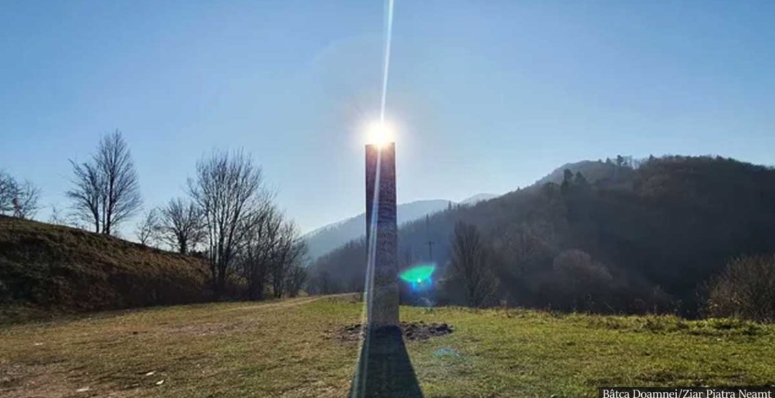 Another Mysterious Monolith Appears In Romania After The First One Vanished From Utah