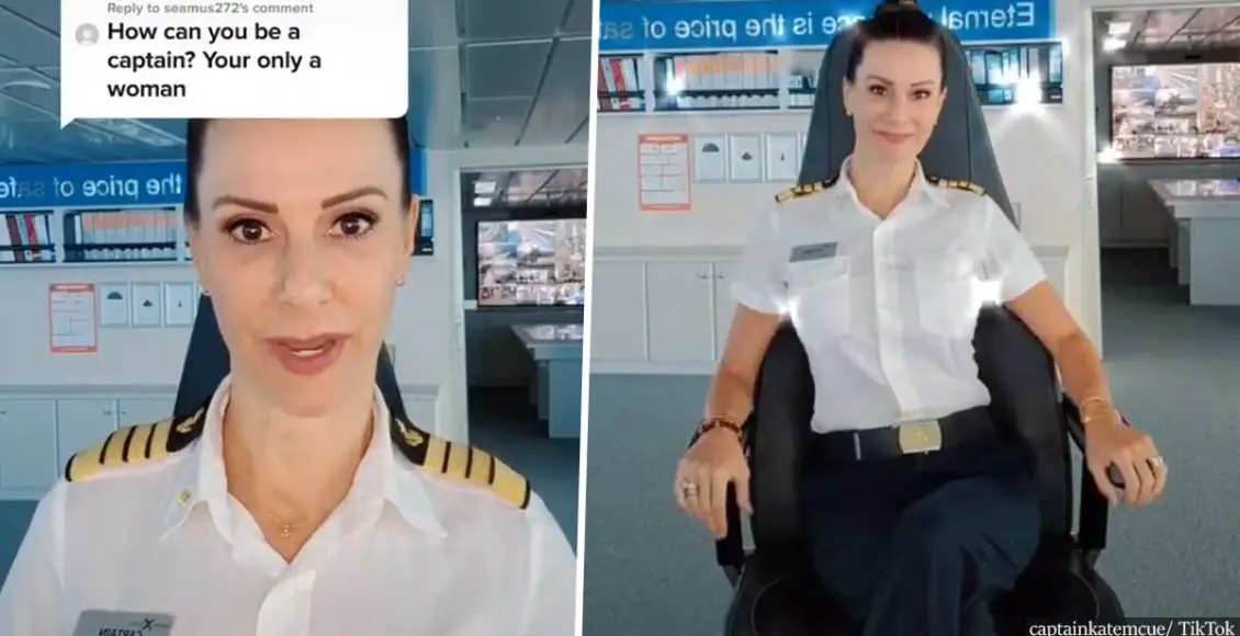Cruise Ship Captain's Response to Sexist Troll Who Questioned Her Rank Went Viral