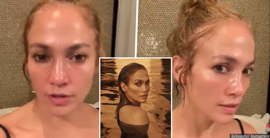 J. Lo surprises fans with her flawless MAKEUP-FREE look while promoting her new skincare line