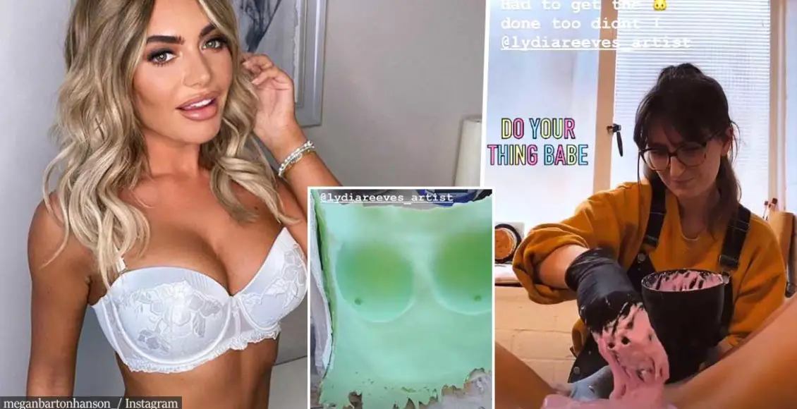 Love Island’s Megan Barton-Hanson Gets Mold Of Her Breasts And Vagina