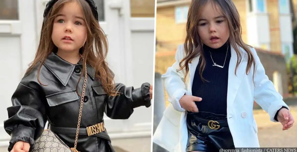 Mum criticized for dressing her toddler in designer clothes and making her an influencer