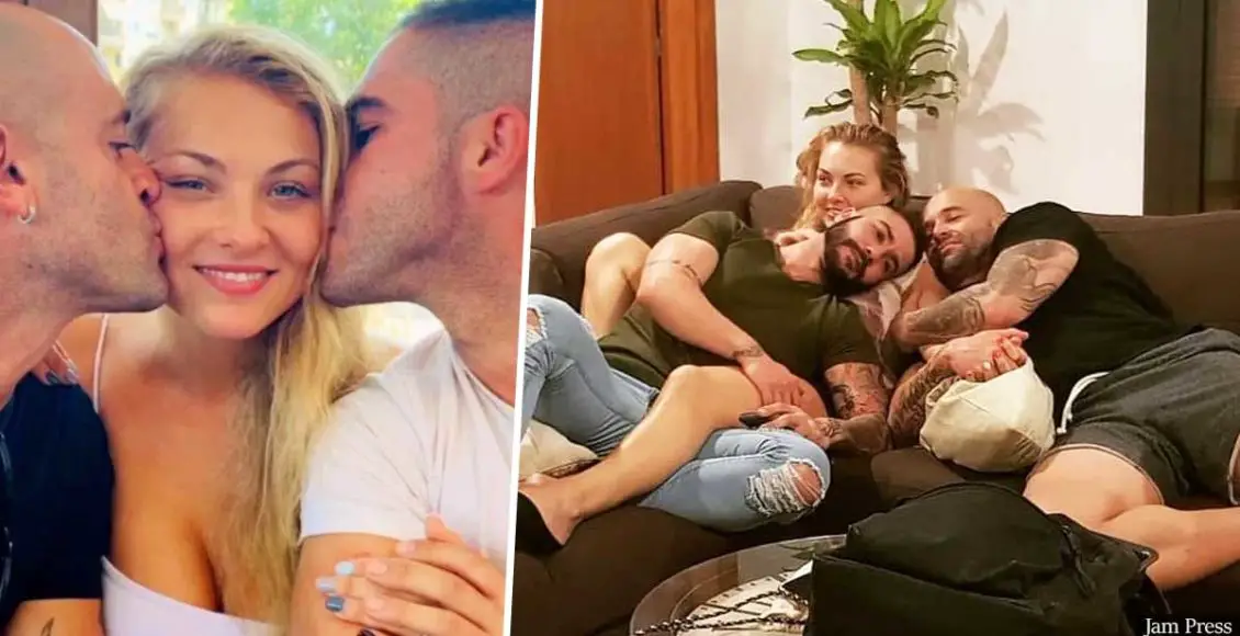 After These Best Friends Fell In Love With The Same Woman, They Are Now A "Throuple"